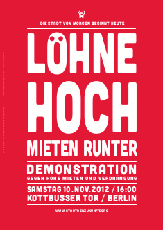 Plakate zur Demo 10.Nov. 2012