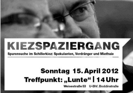 Kiezspaziergang Schillerkiez 15.4.2012