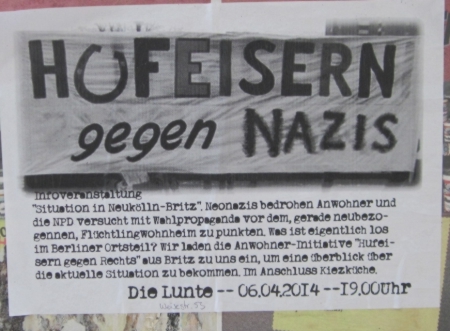 Hufeisern gegen Nazis