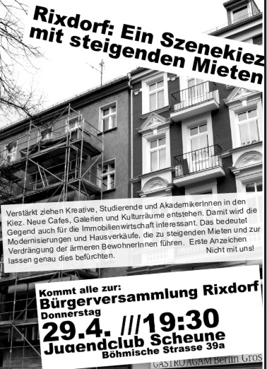 Bürgerforum Rixdorf 29. April