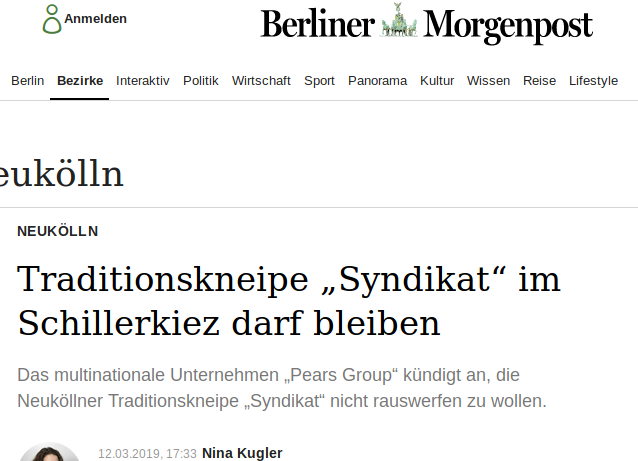 Leider Fake-News der Berliner Morgenpost