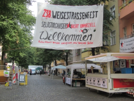 Transparent Strassenfest Weisestrasse 2014