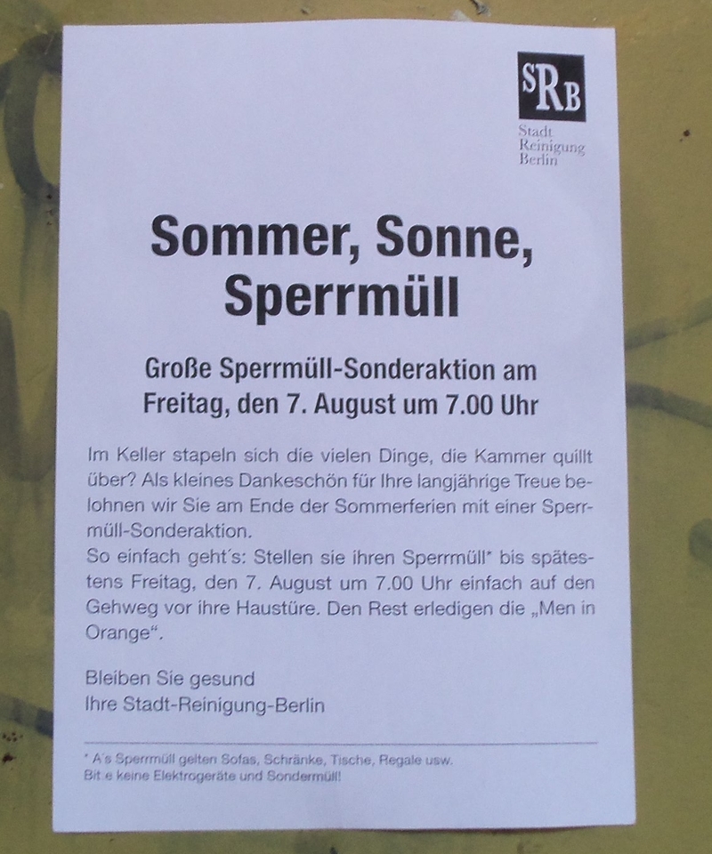 Flyer Sommer,Sonne,Sperrmüll” /><br />
Im Kiez kursiert auch ein Aufruf zum Globalen Tag des Bieres am 7.8.2020, siehe Foto.<br />
<img decoding=
