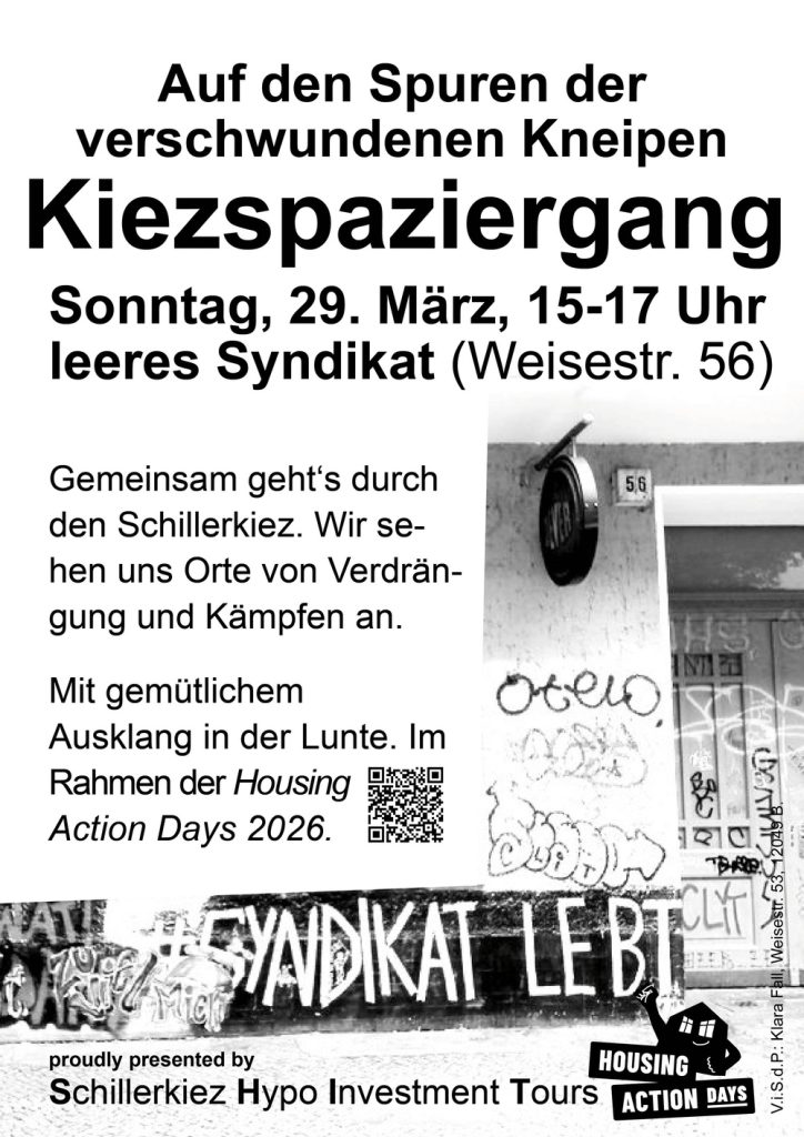 Kiezsapaziergang am 29. März 2026